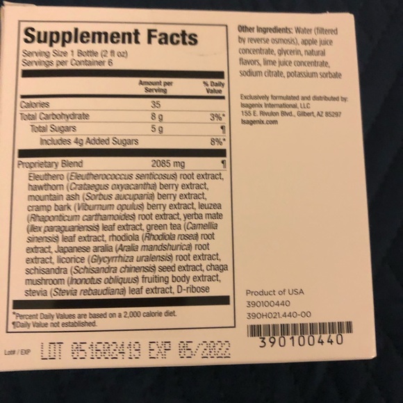 Isagenix EShots 6pk Lemon Lime - Picture 6 of 7